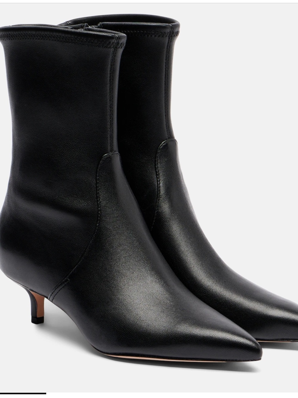 🌹VERONICA BEARD🌹 Lisa Black Leather Ankle Boots Size: 8M